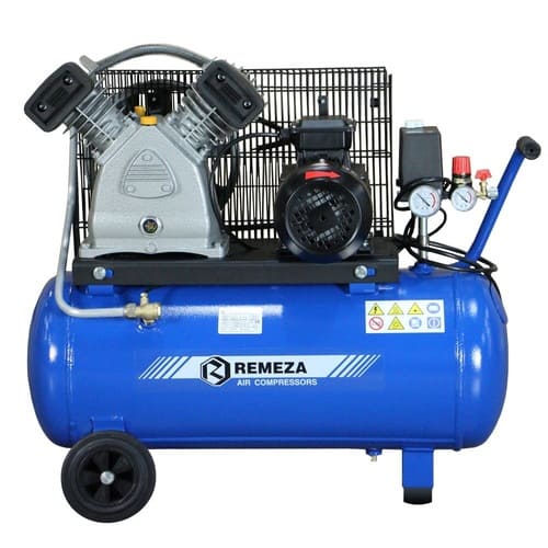 Компрессор поршневой 200.LB30 REMEZA (Белоруссия): 420 л/мин., 10 бар, ресивер 200 л., 2,2 кВт, 380В, габариты без упак. 1550х560х1000 мм, 124 кг.