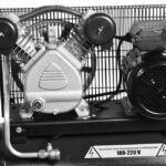 Компрессор поршневой 50.LB24A REMEZA (Белоруссия): 360 л/мин., 10 бар, ресивер 50 л., 2,2 кВт, 220В, габариты без упак. 820х440х750 мм, 74 кг.