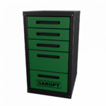 Тумба 5 ящиков для верстака GAROPT (ЗЕЛЕНАЯ)