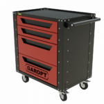 Gt4.red Тележка инструментальная Garopt 4 ящика КРАСНАЯ, Серия «Low-cost»