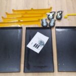 gt3.yell Инструментальная тележка GAROPT, три полки, cерия «No boxes», Желтая