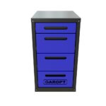 Тумба 4 ящика для верстака GAROPT (СИНЯЯ)