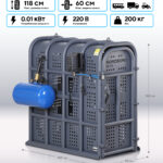 Клеть для накачки грузовых колес 46TC12