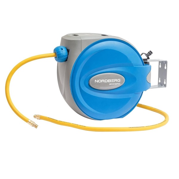 Пневматический шланг NORDBERG HR1015HPVC самоскручивающийся на катушке, 15м