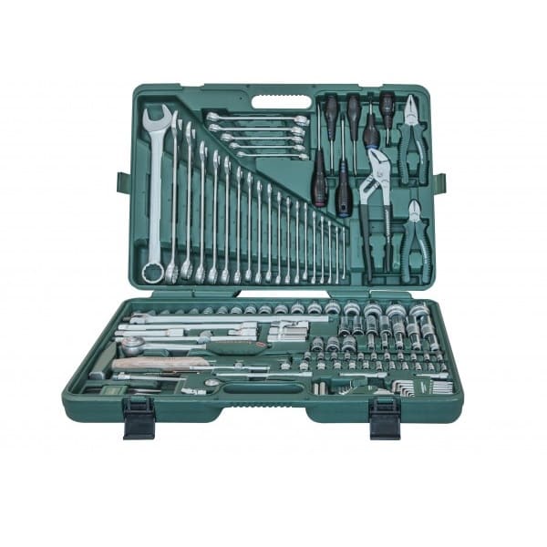 Набор инструмента универсальный 1/4″, 1/2″DR, 128 предметов Jonnesway S04H524128S