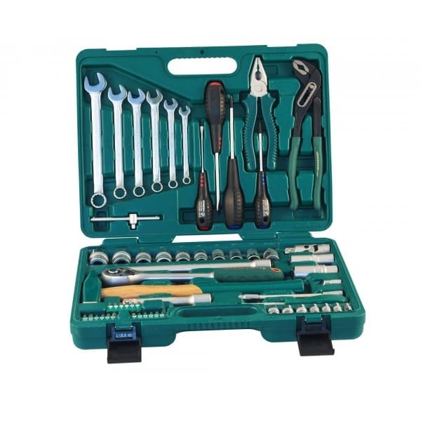 Набор инструмента универсальный 1/4″, 1/2″DR, 60 предметов Jonnesway S04H52460S