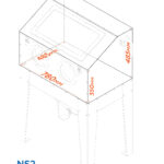 Камера пескоструйная, фронтальная загрузка, 220 л NS2