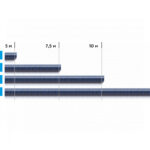 Газоотводный шланг D=75 мм, длина 5м NORDBERG H076B05