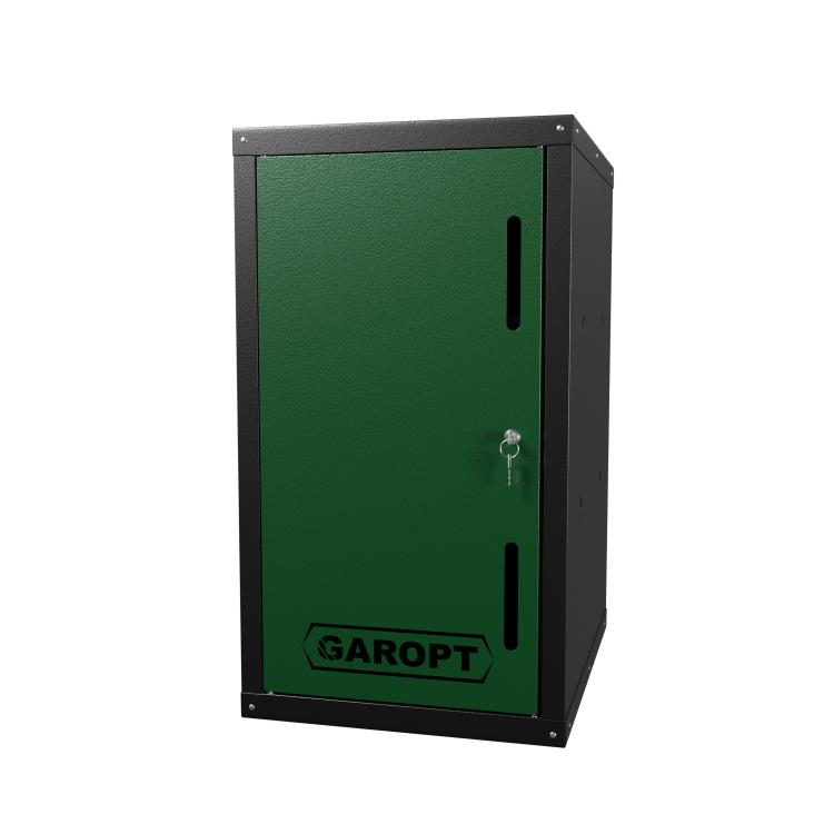 Тумба с дверью для верстака Garopt, зеленая