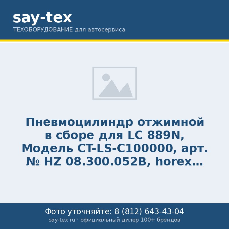 Пневмоцилиндр отжимной в сборе для LС 889N, Модель CT-LS-C100000, арт. № HZ 08.300.052B, horex