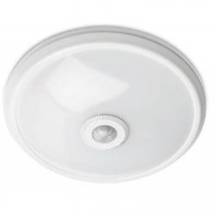 Светильник светодиодный ITALIA с датчиком движения, 16W, 1200lm, 4000K, IP20,  AC220-240V, 50/60Hz, 360град, белый корпус
