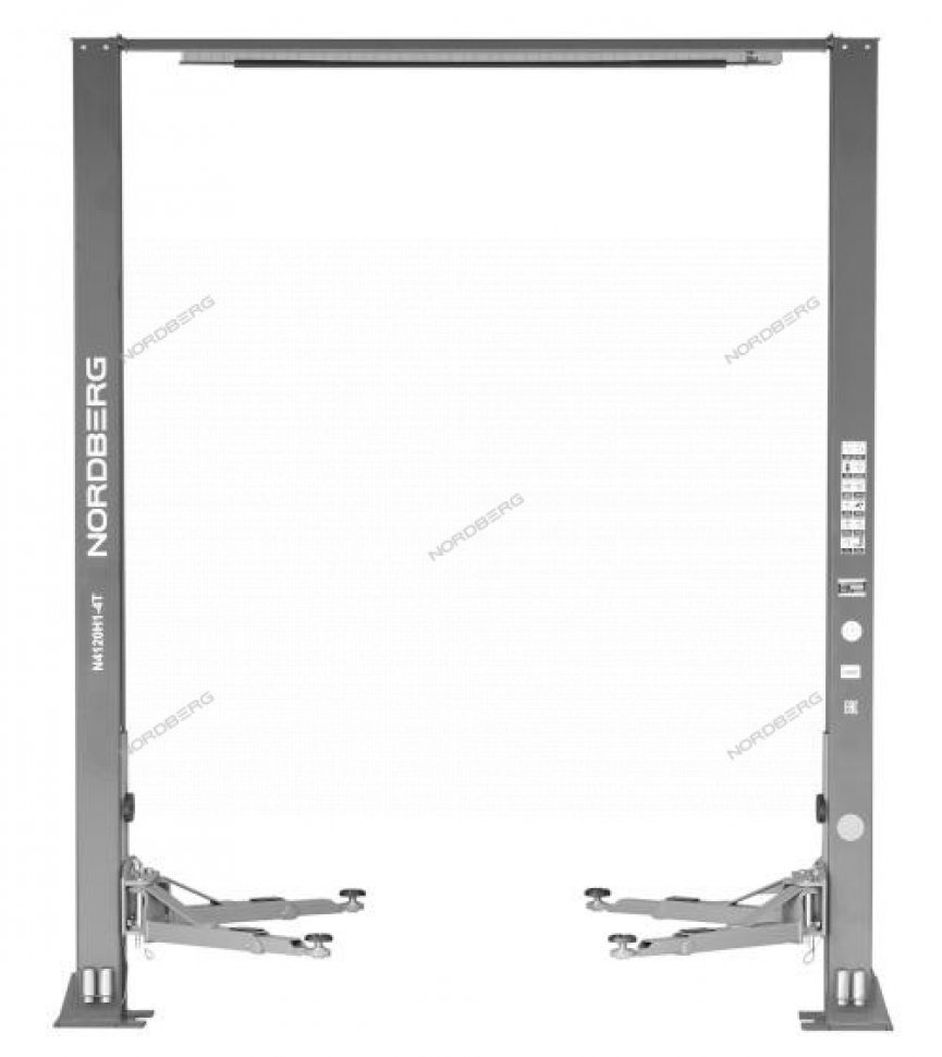Подъемник двухстоечный NORDBERG N4120H1E-4G_3+2_380