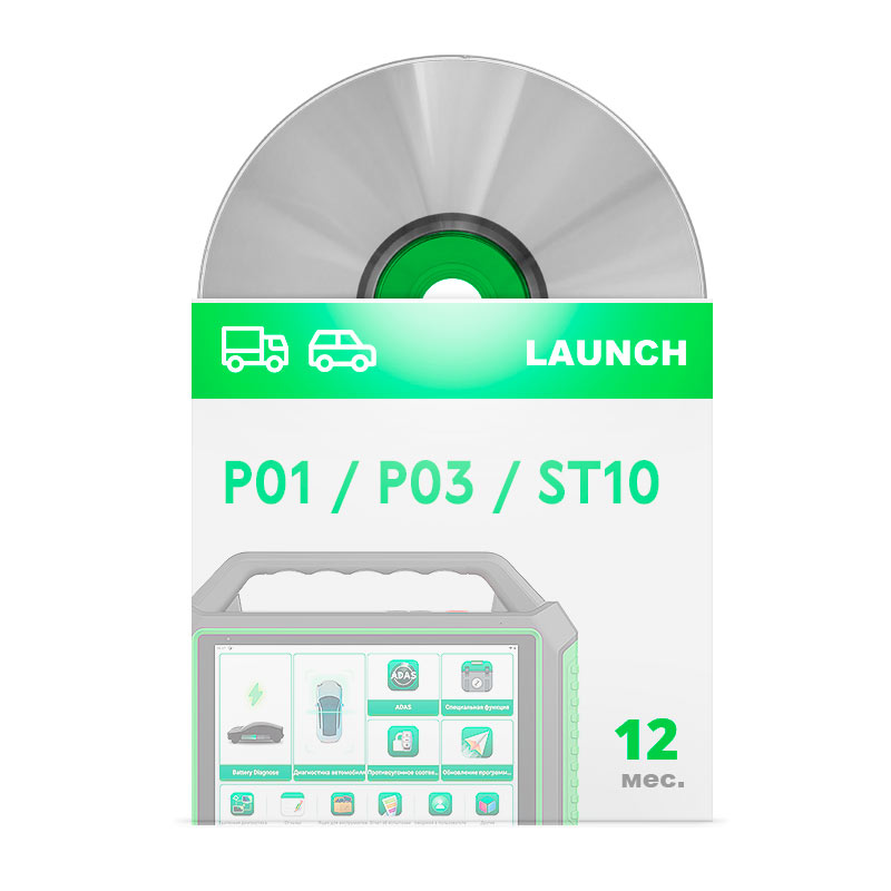 1 год подписки для легковых и коммерческих автомобилей (P01/P03/ST10)