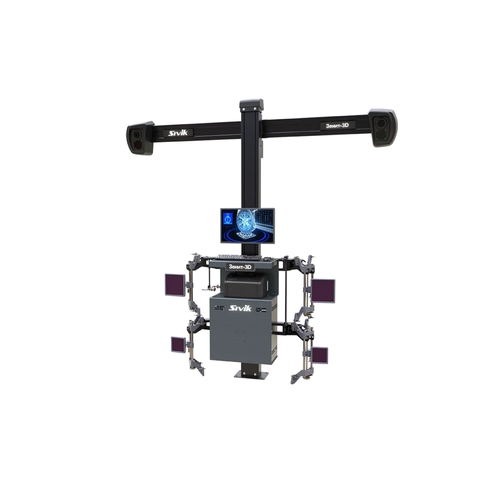 Стенд регулировки развала схождения Зенит-3D ТЛ2ПС. Сенсорный монитор