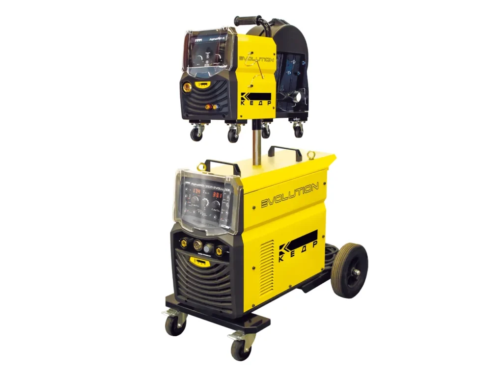 Источник сварочный КЕДР AlphaMIG-350S EVOLUTION (30–350А, 400В) с комплектом (8033052-003,8029861, 5м, сух)